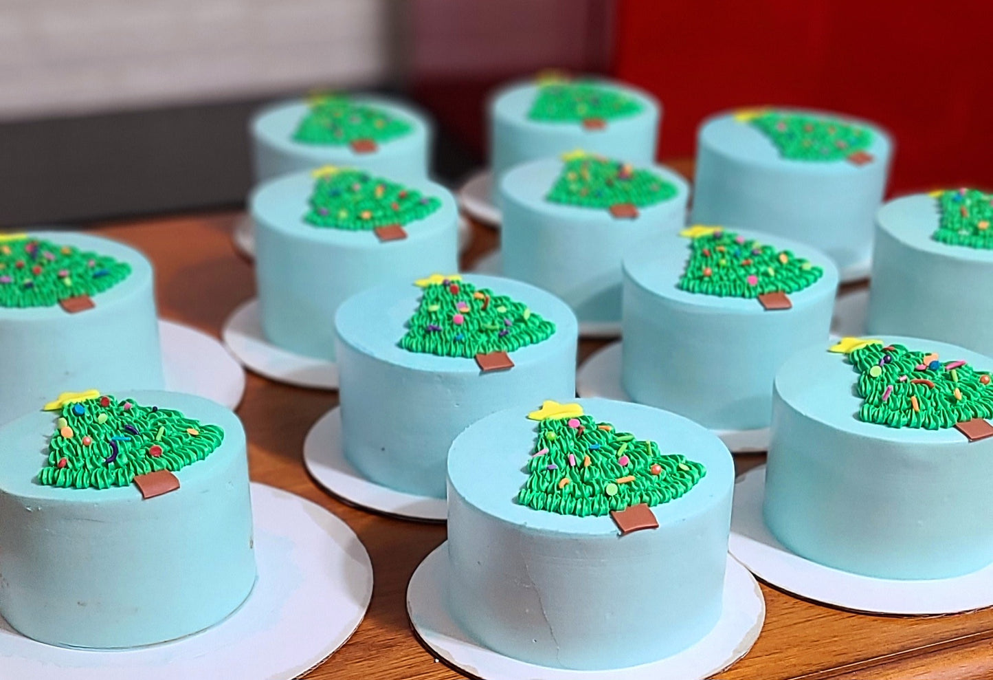 Lunch Box Christmas Cake
